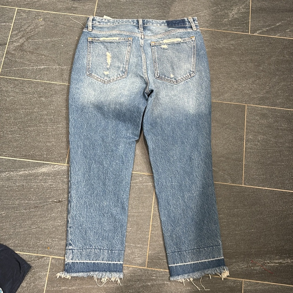 A&F Annie high rise cropped GF jeans - Picture 4 of 4